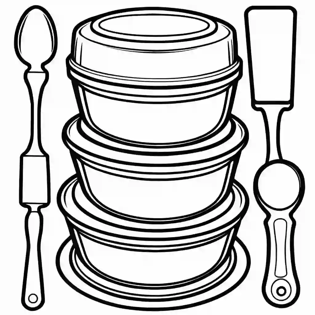 Bakeware coloring pages